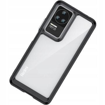 HURTEL Hurtel Zaštitna Futrola Za Xiaomi Poco F4 5G S Fleksibilnim Okvirom, Crna