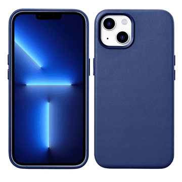 iCARER Icarer Kožna Futrola Za Iphone 14 Plus Prirodna Koža S Magsafe Zaštitom