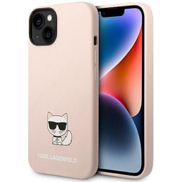 Karl Lagerfeld Karl Lagerfeld futrola za iPhone 14 Plus (6,7") Silicone Choupette Body, svijetlo roza