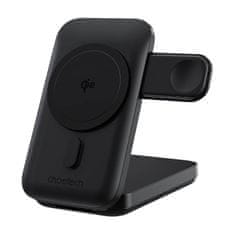 Choetech Magnetna punjač 3u1 Choetech B750 10000mAh Qi2 (crna) - Brzo punjenje i powerbank.