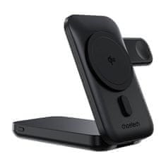 Choetech Magnetna punjač 3u1 Choetech B750 10000mAh Qi2 (crna) - Brzo punjenje i powerbank.