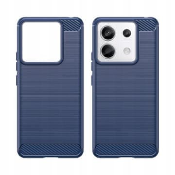 HURTEL Etui Carbon Case za Xiaomi Redmi Note 13 Pro - plavo