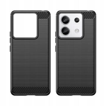 HURTEL Etui Carbon Case za Xiaomi Redmi Note 13 Pro - crno