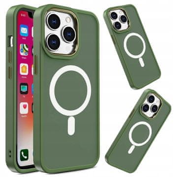 HURTEL Hurtel Magnetska Futrola Za Magsafe Iphone 15 Zelena Mat