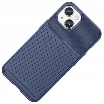 HURTEL Oklopna maska za iPhone 15 Plus Thunder Case, plava