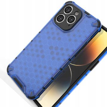 HURTEL Sajla za iPhone 14 Pro Max, pancirna hibridna maskica, plava