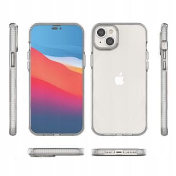HURTEL Hurtel Silikonska Futrola S Opruženjem Za Iphone 14 Plus S Visokim Okvirom