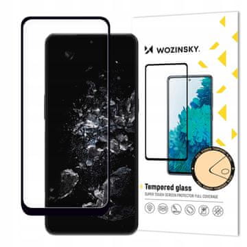WOZINSKY Wozinsky Full Glue temperirano staklo za OnePlus 10T / OnePlus Ace Pro, 9H za cijeli ekran s crnim okvirom