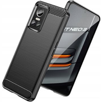 HURTEL Hurtel Carbon Futrola Za Realme Gt Neo 3 Silikonska Fleksibilna Zaštitna Folija