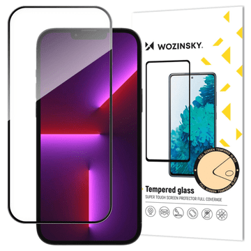 WOZINSKY Wozinsky Kaljeno Staklo S Potpunim Ljepilom Za Iphone 14 Pro, Prikladno Za Futrolu S Okvirom