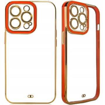 HURTEL Hurtel Modna Futrola Za Iphone 13 Pro Max Sa Zlatnim Okvirom