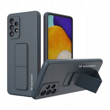 WOZINSKY Silikonska futrola s postoljem za Samsung Galaxy A73 - tamnoplava