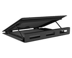 Natec Tern 2 stalak za laptop, do 44 cm (17,3&quot;), crni