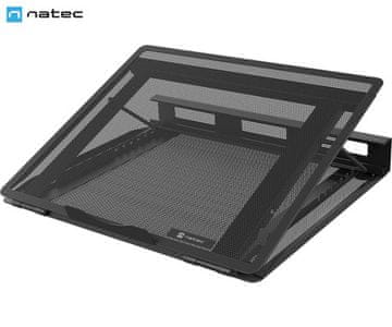 Natec Tern 2 stalak za laptop, do 44 cm (17,3&quot;), crni