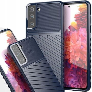 HURTEL Thunder Case fleksibilna oklopna maska za Samsung Galaxy S22+ (S22 Plus), plava