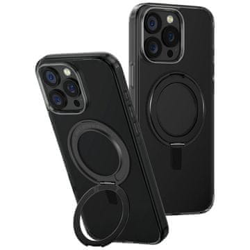 UNIQ Futrola za iPhone 16 Pro Max 360 rotirajući stalak crna