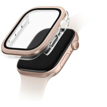 UNIQ Uniq Voute Futrola Za Apple Watch Serije 10 46 Mm Kaljeno Staklo Ružičasto Zlatno