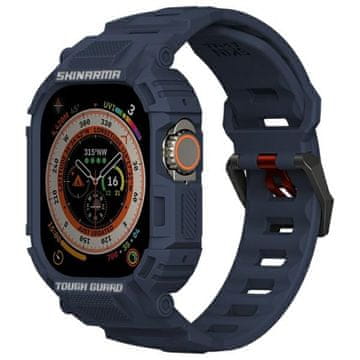 Futrola za Apple Watch 49mm Mecha 2u1, tamnoplava