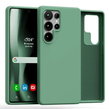 Mercury Silikonska maskica za Samsung Galaxy S25 Ultra, zelena
