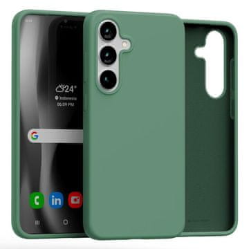Mercury Silikonska maskica za Samsung Galaxy S25 Plus zelena