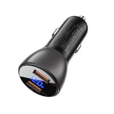 AceFast Acefast Auto Punjač 45W 2X Usb Qc3.0 Za Automobile S Afc Sustavom