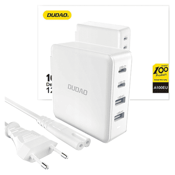 DUDAO Dudao Gan 100W Punjač Za Mobitele Usb-C Usb Za Magsafe Iphone 12 13 14
