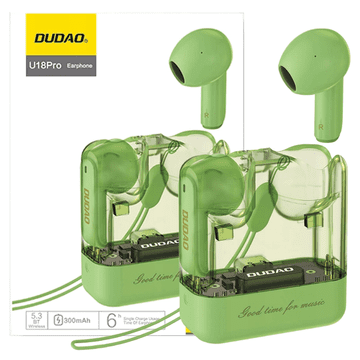 DUDAO Dudao Bežične Slušalice Tws Bluetooth 5.3 Za Iphone Android Zelene