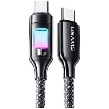 1 to 3 Usams 100W Usb-C Na Usb-C Kabel 1,2M Za Iphone 12 13 14 15 30W