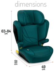 MoMi Autosjedalica Mei, 100-150 cm, crna