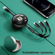INNA Usams 3-U-1 Kabel Za Lightning Microusb Usb-C Za Brzo Punjenje Telefona