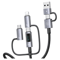 INNA Usams 6-U-1 Kabel Za Brzo Punjenje 60 W Za Iphone I Android Telefone 2 M Aluminijski