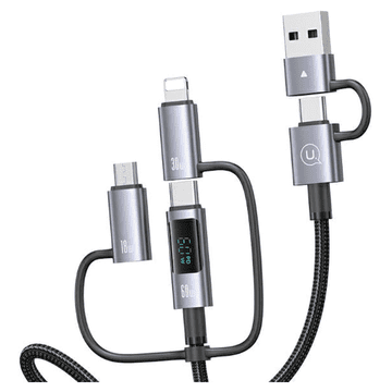 INNA Usams 6-U-1 Kabel Za Brzo Punjenje 60 W Za Iphone I Android Telefone 2 M Aluminijski