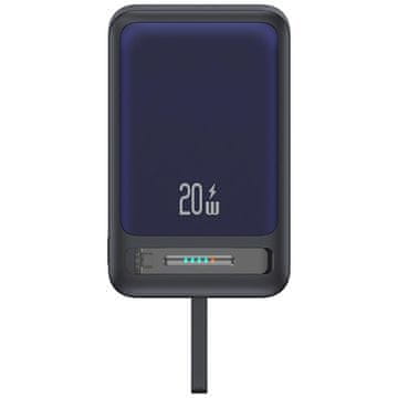 USAMS Powerbank 10000mAh Magnetni bežični crni