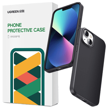 Ugreen LP626 svilenkasta silikonska zaštitna maskica od gume, fleksibilna silikonska maskica za iPhone 14 Plus, crna (90920)