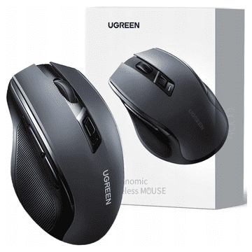 Ugreen bežični miš 2,4 GHz + Bluetooth 5.0 (crni)