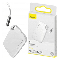 BASEUS Baseus T2 Bluetooth Uređaj Za Praćenje Izgubljenih Predmeta S Vrpcom, Bijele Boje