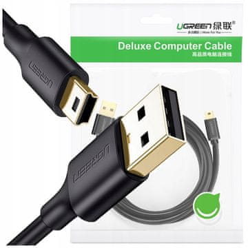 Ugreen Ugreen Usb Na Mini Usb Kabel Us132 2M Za Mobitele Do 3A S Prijenosom Podataka