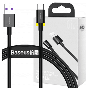 BASEUS Baseus Usb Na Usb-C Kabel 66W Za Prijenosne Računale 1M S Gumenim Premazom
