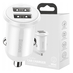 BASEUS Baseus Auto Punjač 4.8A 2X Usb Za Iphone Samsung Xiaomi