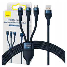 BASEUS Baseus 3-U-1 Kabel Usb-C Micro Usb Na Lightning Na Magsafe 66W 1.2M Set