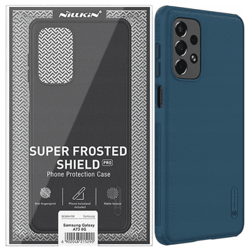 Nillkin Nillkin Super Frosted Shield Pro izdržljiva torbica maska za Samsung Galaxy A73 plava