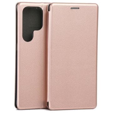 BE preklopna maska za Samsung Galaxy S25 Ultra, ružičasto zlatna
