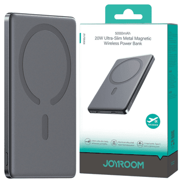 Joyroom JR-PBM08 20W 5000mAh tanka magnetska power bank (siva)