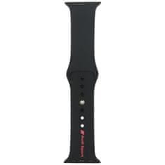 Audi Audi Sportski Remen Za Apple Watch 40 41 42 Mm Crni Silikonski S Logom