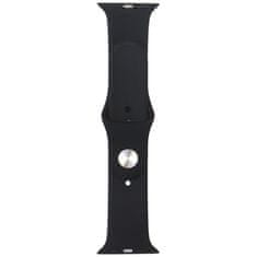 Audi Audi Sport Remenik S Crvenim Logom Za Apple Watch 44 45 46 49 Mm Crni Silikonski