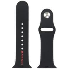Audi Audi Sportski Remen Za Apple Watch 40 41 42 Mm Crni Silikonski S Logom