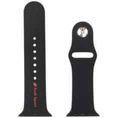 Audi Audi Sport Remenik S Crvenim Logom Za Apple Watch 44 45 46 49 Mm Crni Silikonski
