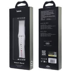 Audi Audi Remen Za Apple Watch 44 45 46 49Mm S Logom Crveni Sa Silikonskim Materijalom