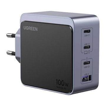 Ugreen Punjač 100W Nexode Air 3X Usb-C Za Mobitele Brzo Punjenje