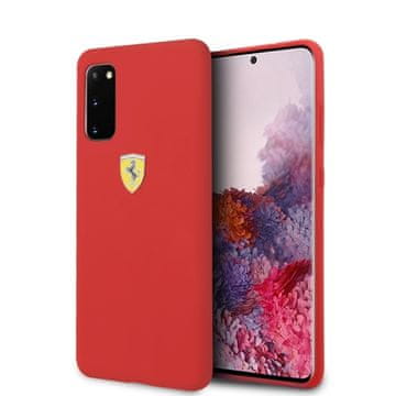 Ferrari Silikonska maskica za Samsung Galaxy S20 crvena